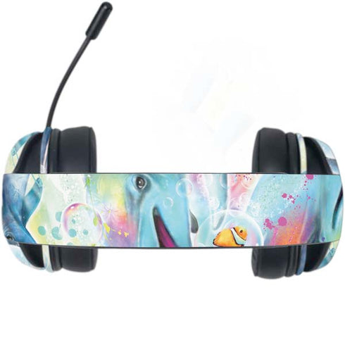 Pastel Dolphins by Sheena Pike Razer Kraken X Skin